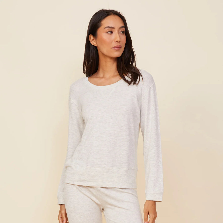 MONROW Supersoft Crew Neck Sweater - Glamourous Grace