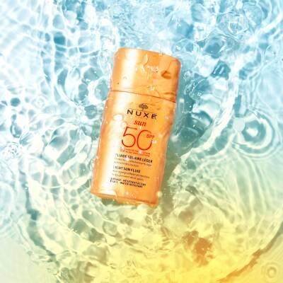 Nuxe Sun SPF 50 Facial Sunscreen: Lightweight Anti-Aging Sun Protection for Face, Water Resistant - 50ml - Glamourous Grace