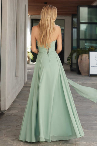 Ladivine Amoris T703 Dress Strapless A-Line Bridesmaid Gown - Glamourous Grace