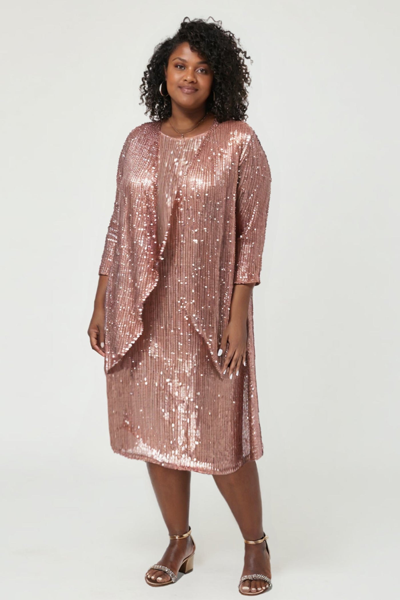 Amoris T9001 Semi-Formal Evening 2-Piece Gown - Glamourous Grace