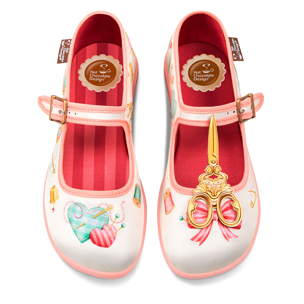 Tailor Made Women's Mary Jane Flats - Glamourous Grace
