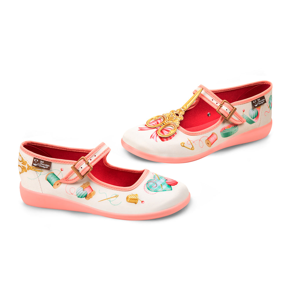 Tailor Made Women's Mary Jane Flats - Glamourous Grace