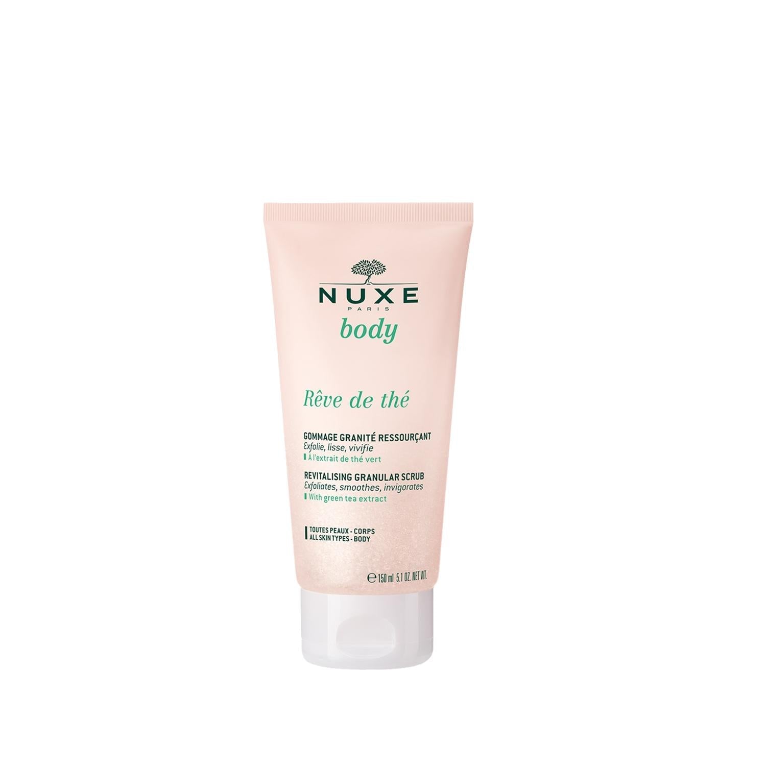 Nuxe Body Reve De The Body Scrub 150ml - Exfoliating & Nourishing Skin Care for Smoother Texture - Glamourous Grace