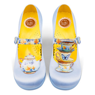 Tea Party Women's Mary Jane Mid Heels