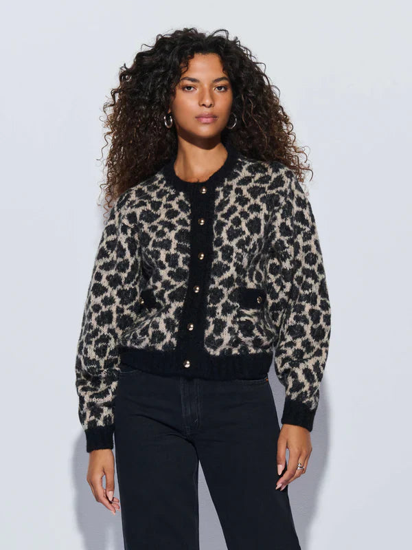 Nation LTD Tessa Jacquard Cardigan - Glamourous Grace