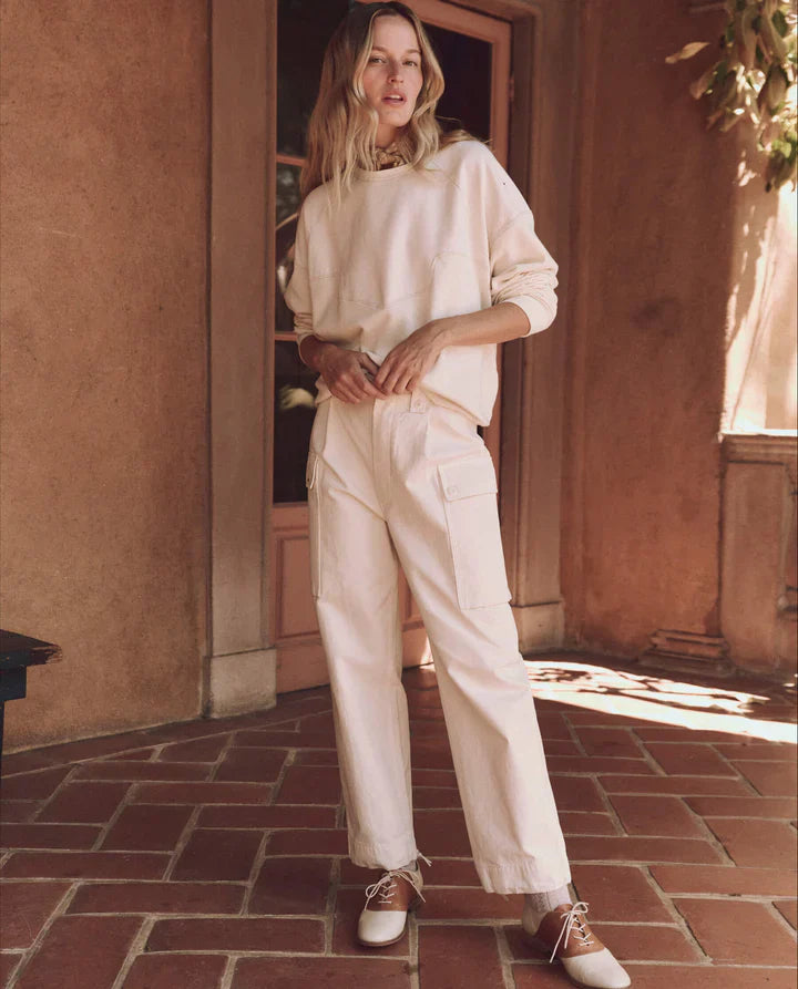 The Great. The Western Slouch Sweatshirt - Glamourous Grace