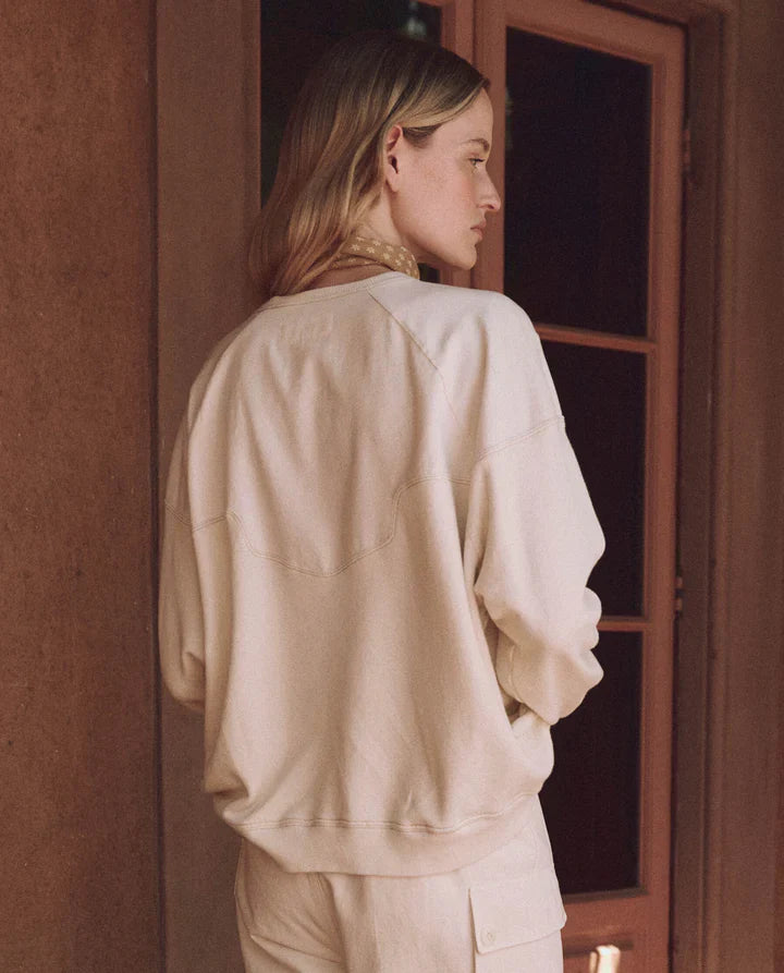 The Great. The Western Slouch Sweatshirt - Glamourous Grace