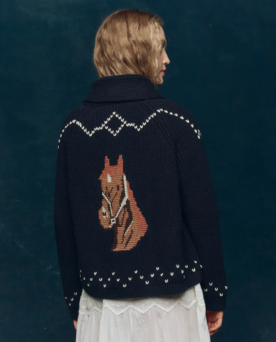 The Great. The Horse Cardigan - Glamourous Grace
