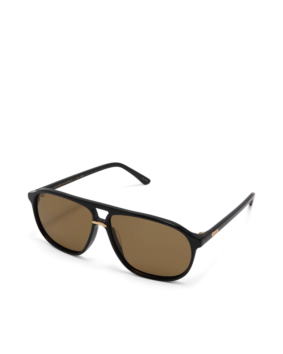The Cyrus Black Chocolate Sunglasses
