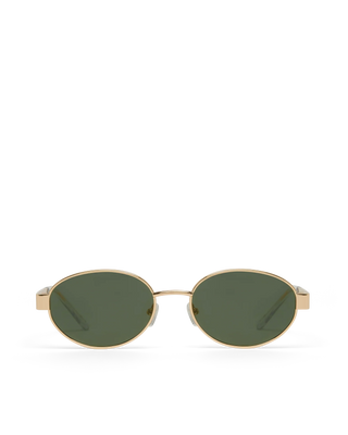 The Evangelista Sunglasses Gold Green
