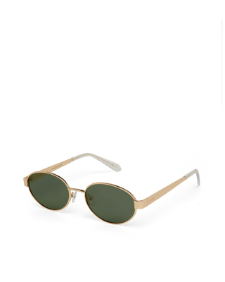 The Evangelista Sunglasses Gold Green