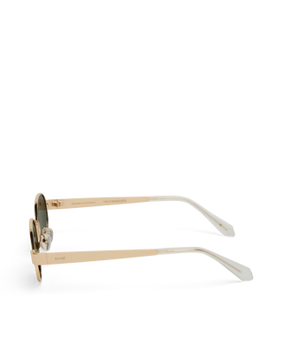 The Evangelista Sunglasses Gold Green
