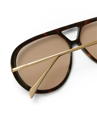 The Harley Sunglasses Cacao Tort Peach