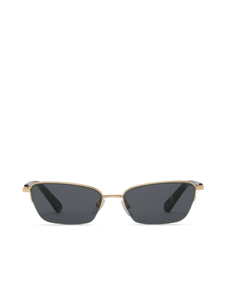 The Lydia Sunglasses Havana Tort Gold Smoke