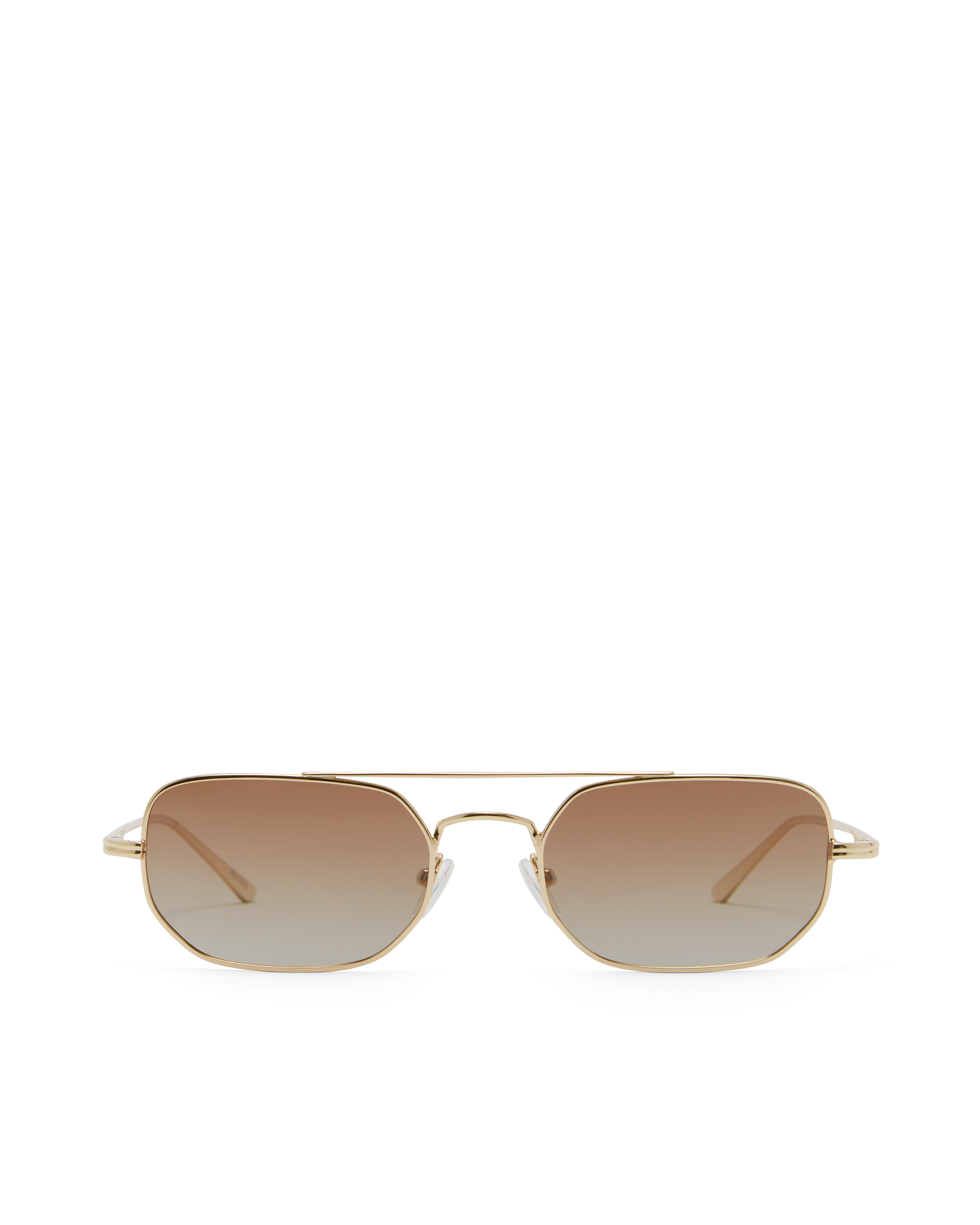 The Cameron Sunglasses Gold Chocolate Fade