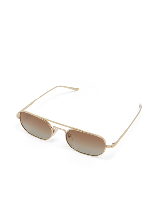The Cameron Sunglasses Gold Chocolate Fade