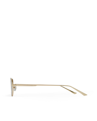 The Cameron Sunglasses Gold Chocolate Fade