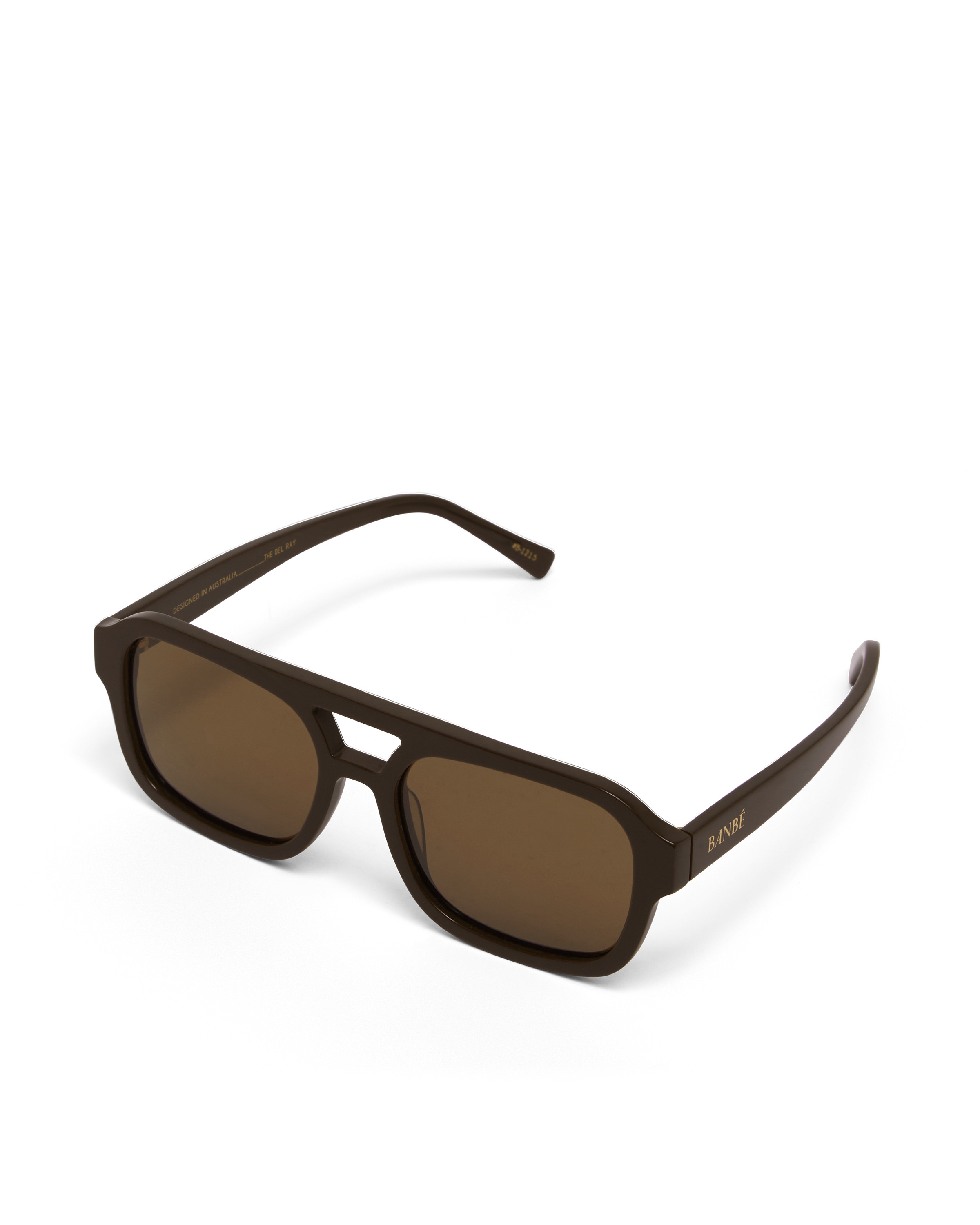 The Del Ray Sunglasses Dark Chocolate