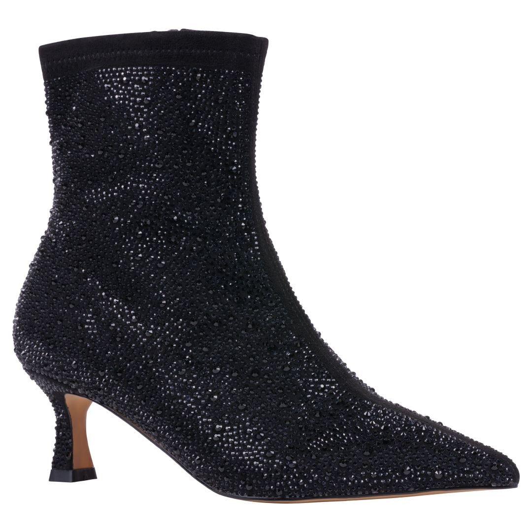 Women's Tina Black Bootie - Glamourous Grace