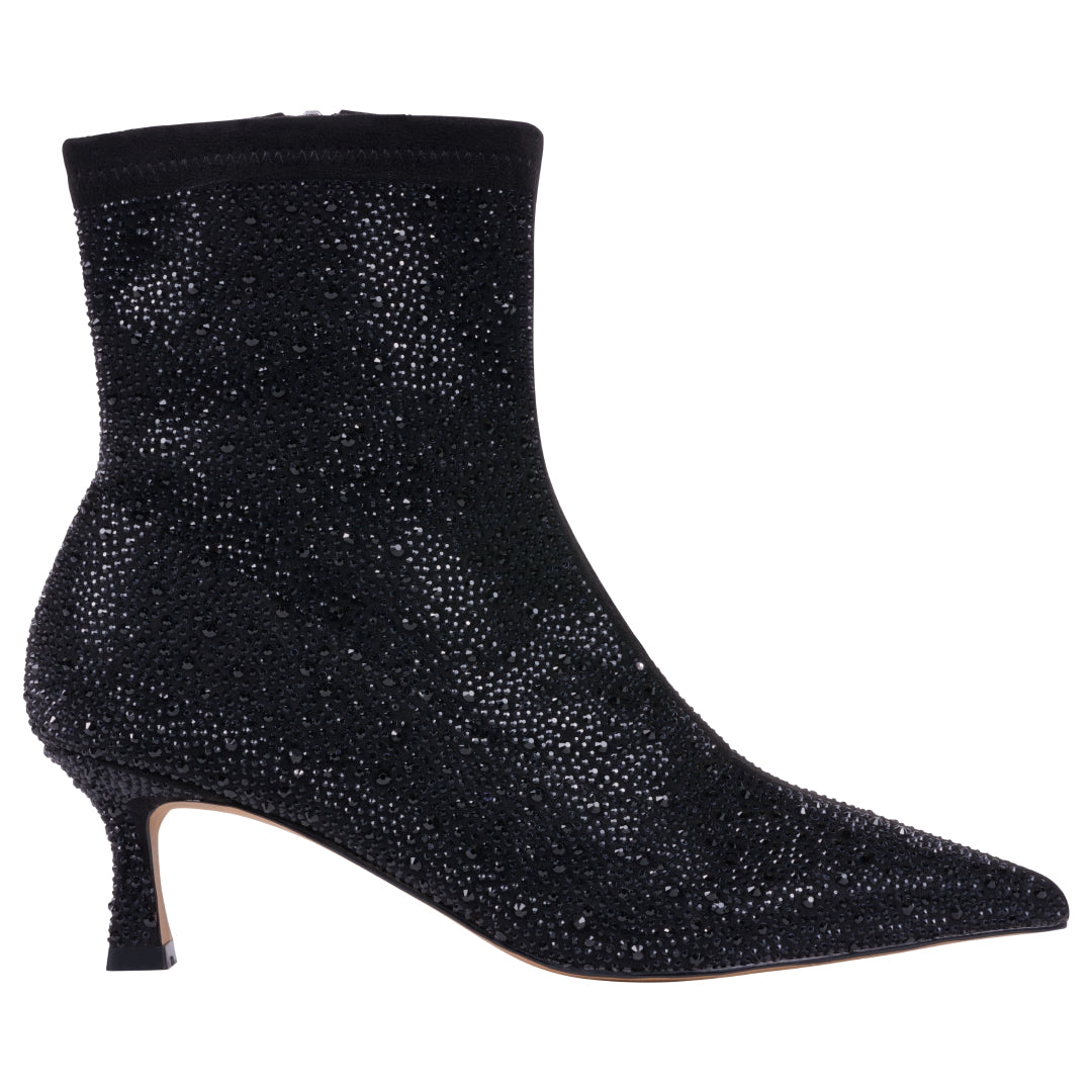 Women's Tina Black Bootie - Glamourous Grace