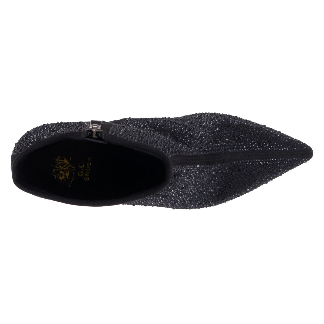 Women's Tina Black Bootie - Glamourous Grace