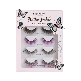 Empowered Butterfly | Flutter Lashes 4 pair Lash Set