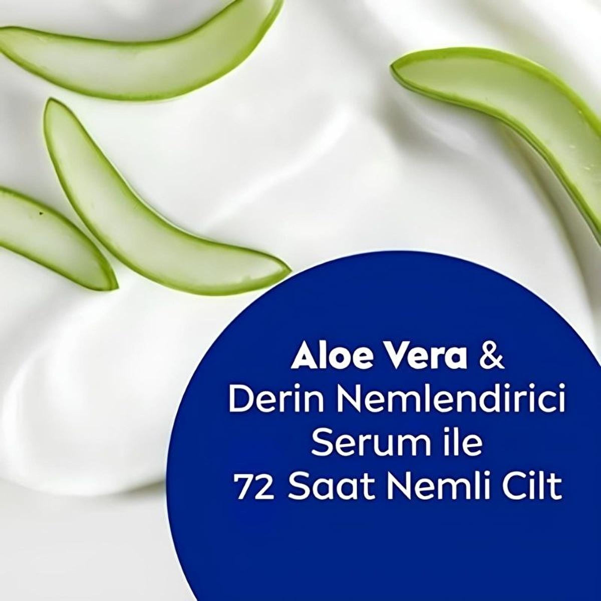 Nivea Aloe Vera 72-Hour Moisturizing Body Lotion for Dry Skin - Long-Lasting Hydration & Softness - Glamourous Grace