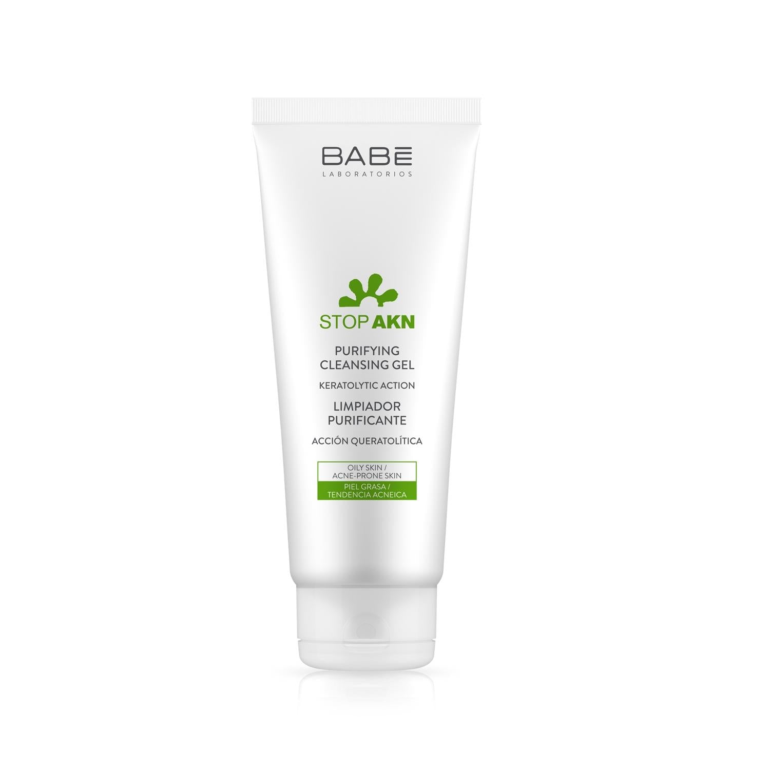 Babe Stop Akn: Purifying Facial Cleansing Gel - Control Acne, Deep Cleanse & Maintain Clear Skin (200ml/6.76 fl oz) - Glamourous Grace