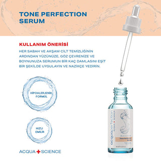 Acqua Perfection Skin Tone Correction Serum with Alpha Arbutin - Brightens, Evens Skin Tone, Reduces Hyperpigmentation