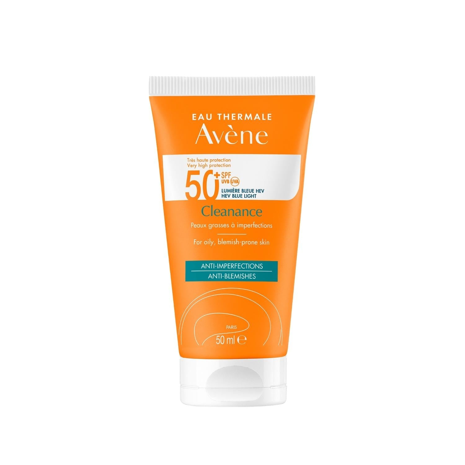 Avene Cleanance SPF 50+ Sunscreen for Oily and Acne-Prone Skin - Non-Comedogenic, 1.69 fl oz - Glamourous Grace