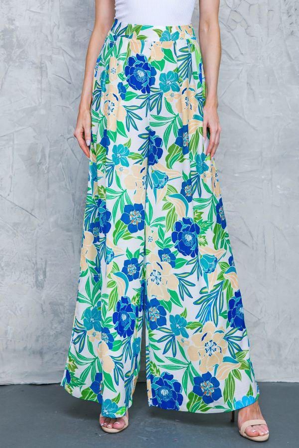 FLORAL IN THE WORLD WOVEN PANTS - Glamourous Grace
