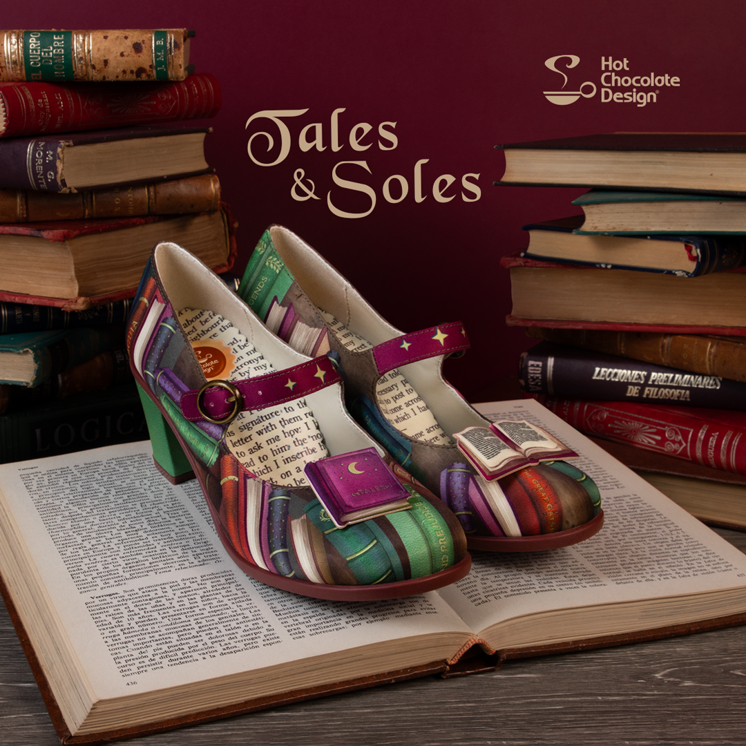 Tales & Soles Women's Mary Jane Mid Heels - Glamourous Grace