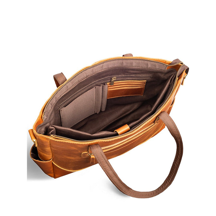 Luxury Kodiak Tote - Tan - Glamourous Grace