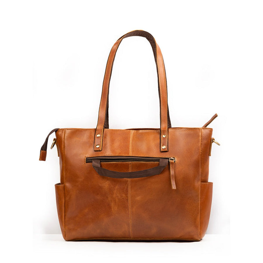Luxury Kodiak Tote - Tan - Glamourous Grace