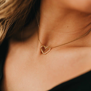 Tangled in Love Heart Necklace - WATERPROOF