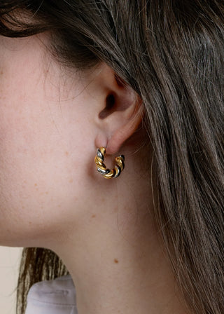 Taya Twisted Hoops