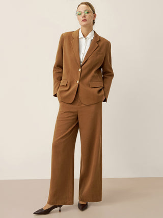 Lyocell Linen Tailored Blazer CASSIDY - Glamourous Grace