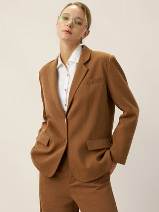 Lyocell Linen Tailored Blazer CASSIDY - Glamourous Grace