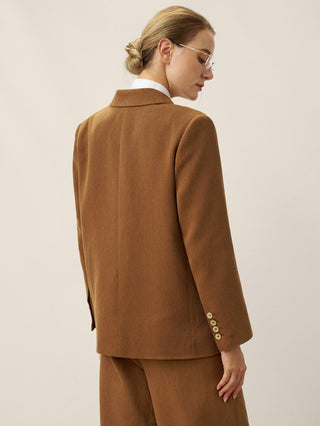 Lyocell Linen Tailored Blazer CASSIDY - Glamourous Grace