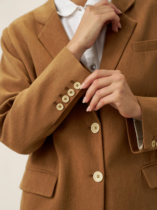 Lyocell Linen Tailored Blazer CASSIDY - Glamourous Grace