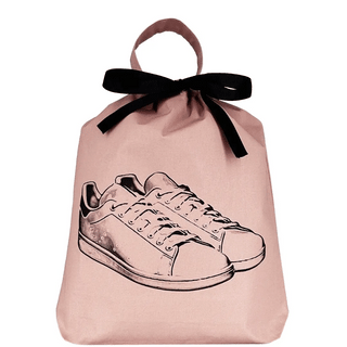 Tennis Sneaker Shoe Bag – Pink/Blush - Glamourous Grace