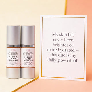 Vitamin C + Hyaluronic Acid Duo – Brightening & Plumping