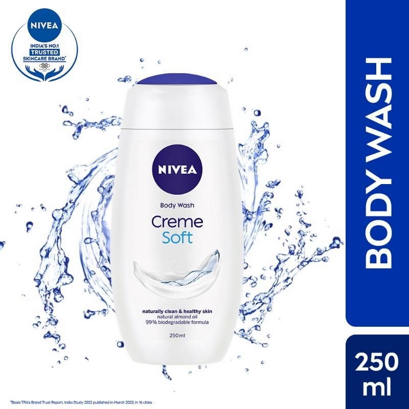 Nivea Body Wash- Creme Soft Naturally Clean - Glamourous Grace
