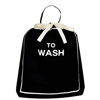To Wash Laundry Bag – Black - Glamourous Grace