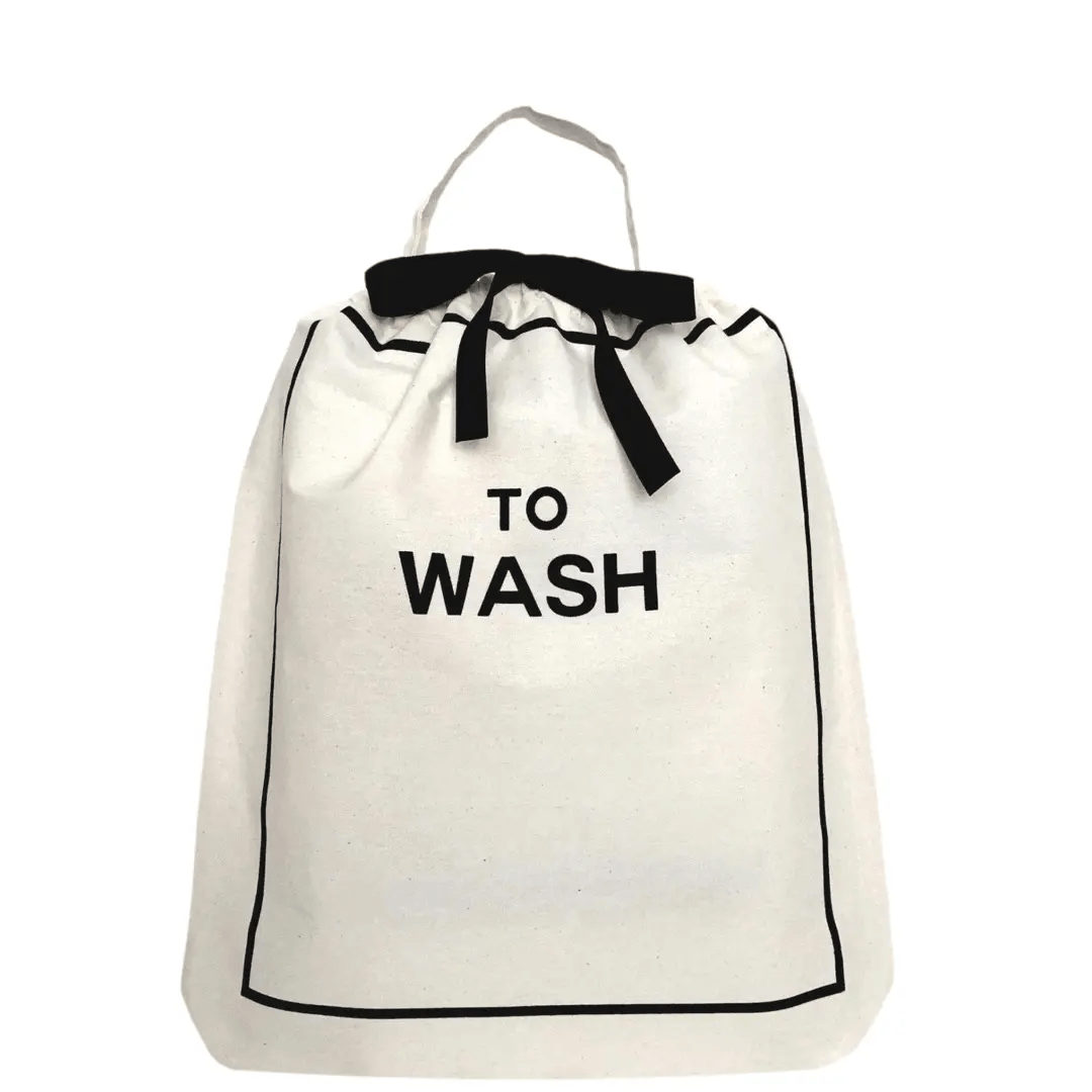 To Wash Laundry Bag – Cream - Glamourous Grace