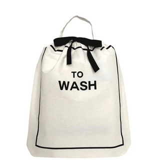 To Wash Laundry Bag – Cream - Glamourous Grace