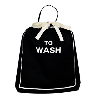 To Wash Laundry Bag – Black - Glamourous Grace