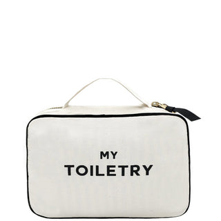 Folding/Hanging Toiletry Case – Cream - Glamourous Grace