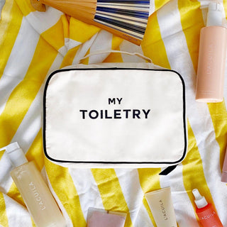 Folding/Hanging Toiletry Case – Cream - Glamourous Grace