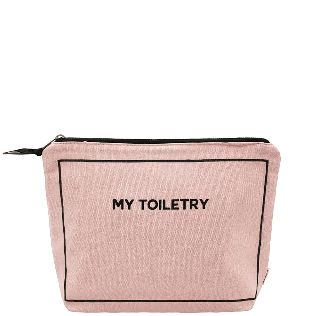 Toiletry Pouch with Coated Lining – Pink/Blush - Glamourous Grace